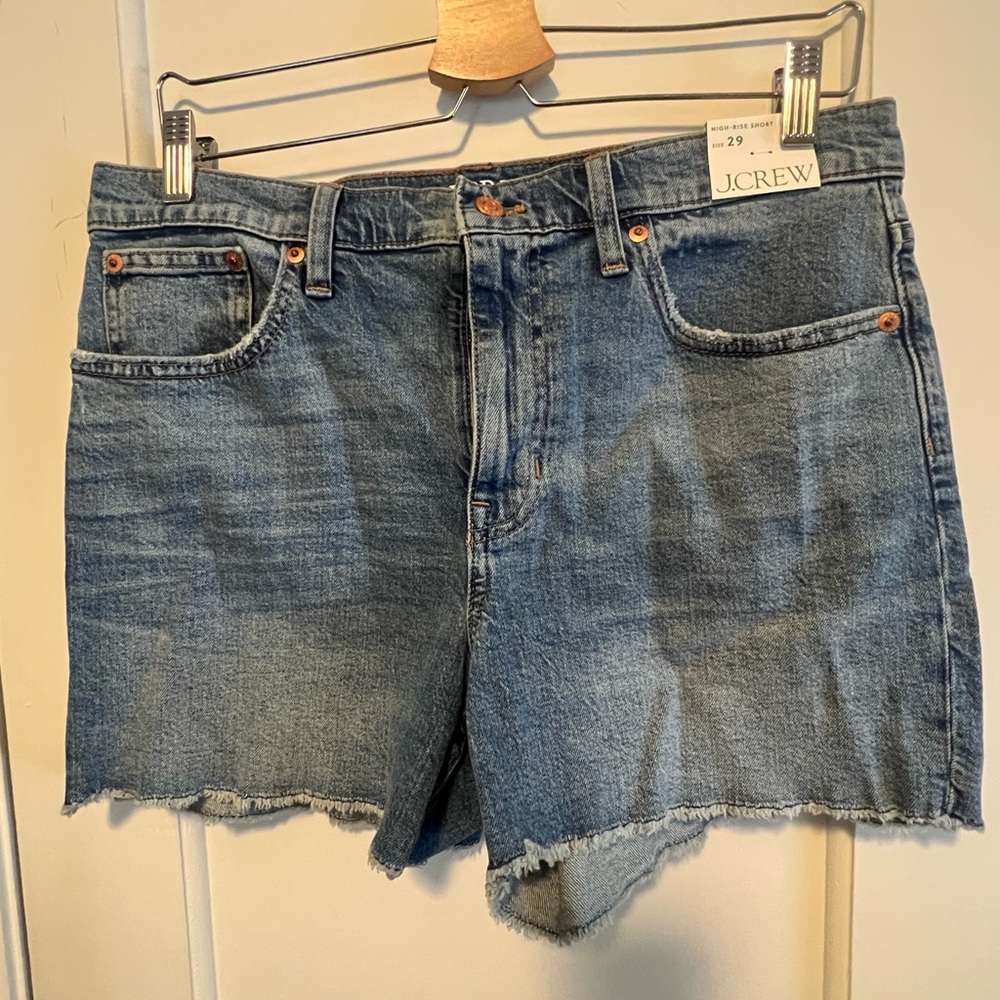 J. Crew Women's Blue Denim Shorts